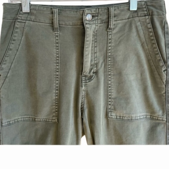 Pistola Olive Green Cropped Jean - Picture 4 of 9
